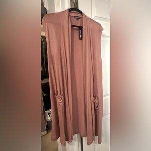 Olivia Blu Sleeveless cover up / Duster with pockets